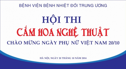 Hội thi cắm hoa nghệ thuật Chào mừng ngày Phụ nữ Việt Nam 20/10